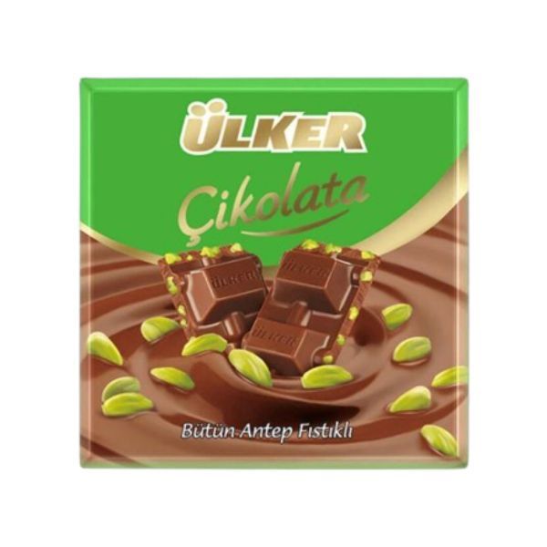 Ulker Chocolate w/Pistachio 65gr